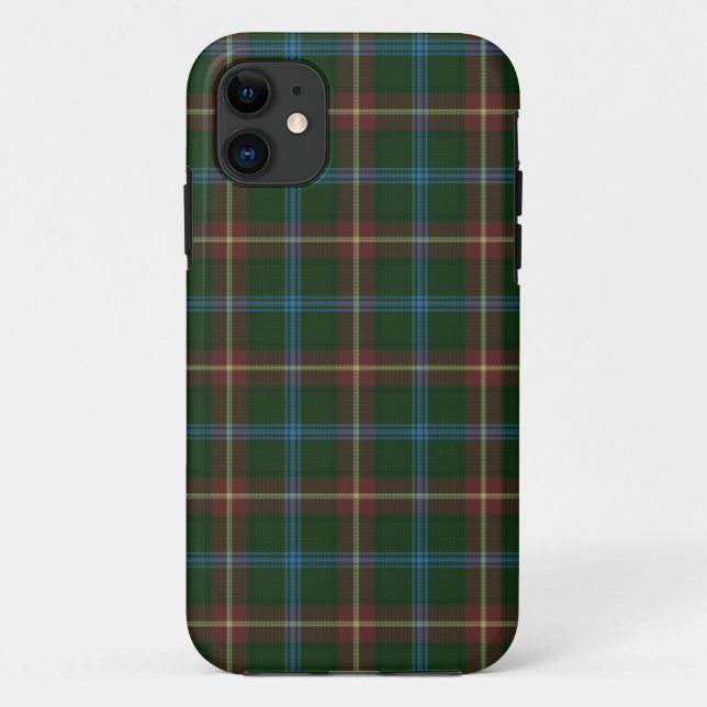Large Manitoba tartan Case-Mate iPhone Case (Back)
