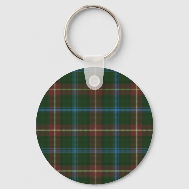 Large Manitoba tartan Key Ring (Front)