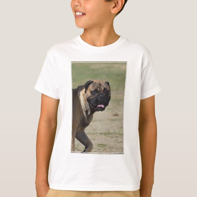 Large Mastiff Dog T-Shirt (Front)