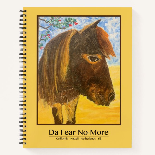 Large Mini Horses Notebook (Front)