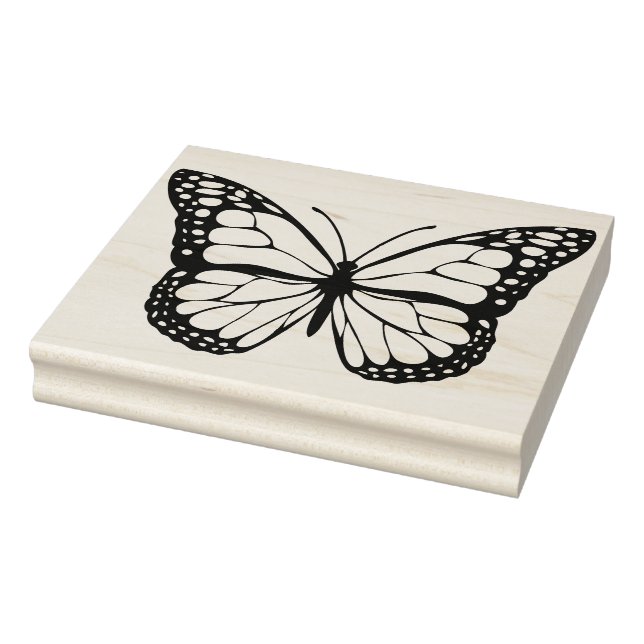 Large Monarch Butterfly Rubber Stamp (Stamp)