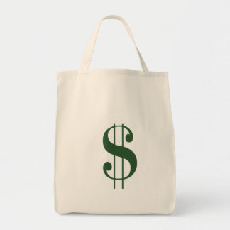 (Large $ Money Bag) Grocery Tote