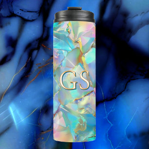 Large Monogram or Name on Opal Thermal Tumbler