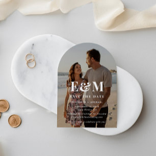 Large Monogram Photo Arch Wedding Save The Date