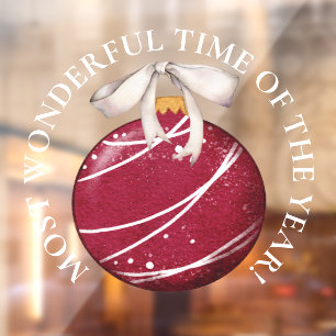 LARGE - Most Wonderful Time, Christmas Ornament