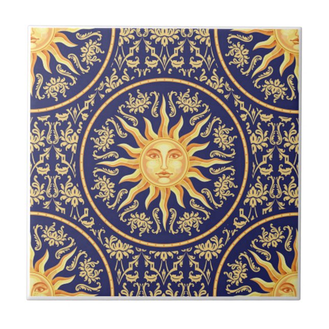 Large Motif Ceramic Tile (Front)