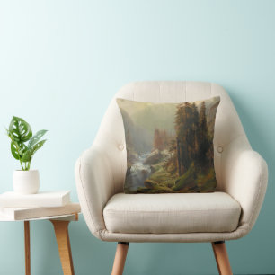 Large Mountain Landscape – Albert Zimmermann Cushion