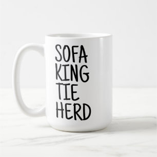 Large Mug - Sofa King Tie Herd