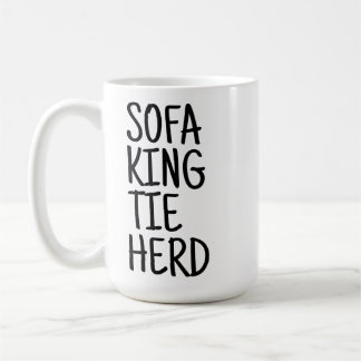 Large Mug - Sofa King Tie Herd