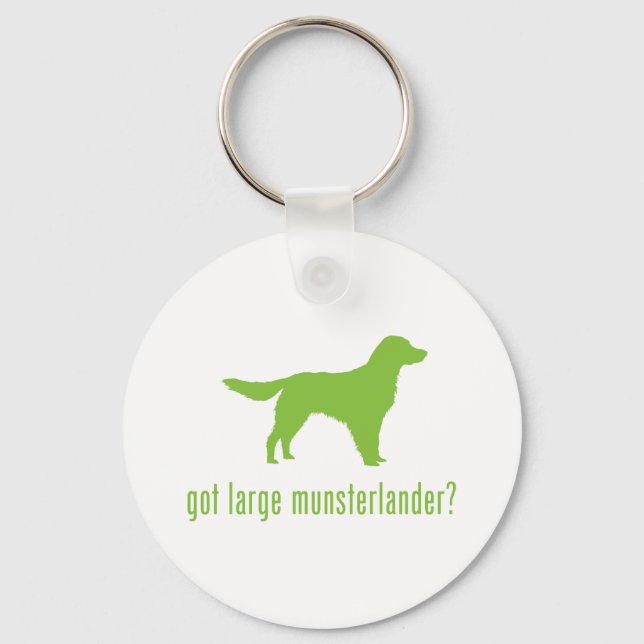 Large Munsterlander Key Ring (Front)