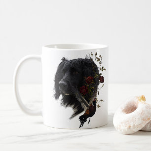 Large Munsterlander with pheasant    Coffee Mug