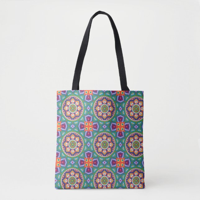 Large Nacole Pattern Tote (Front)