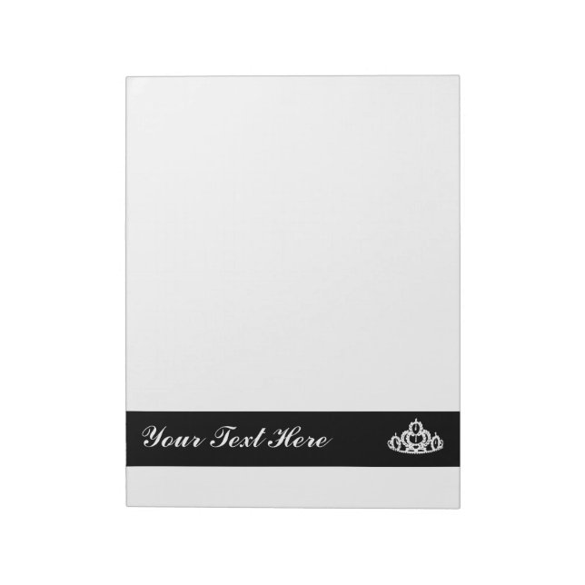 Large Note Pad Pageant Crown (Rotated)
