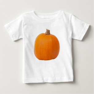 Large Orange Fall Harvest Pumpkin Baby T-Shirt