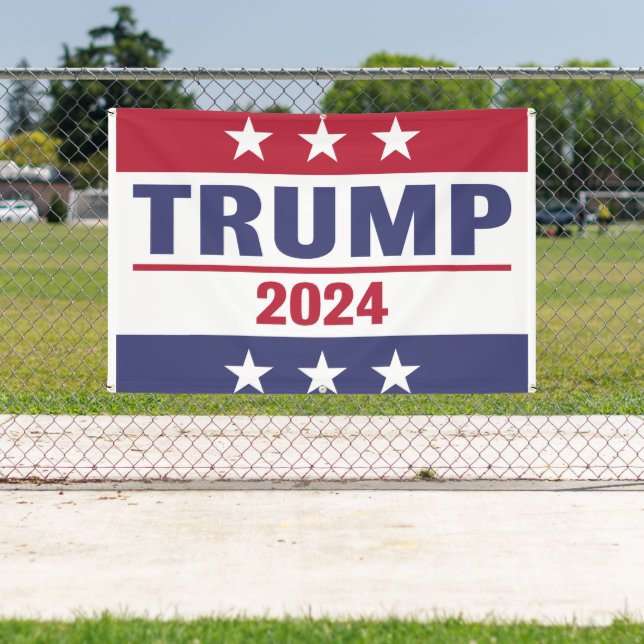 Large Outdoor Trump 2024 Banner (Insitu)
