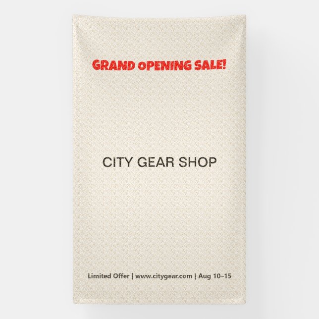 Large Outdoor Vinyl Banners | Custom Printing (Vertical)