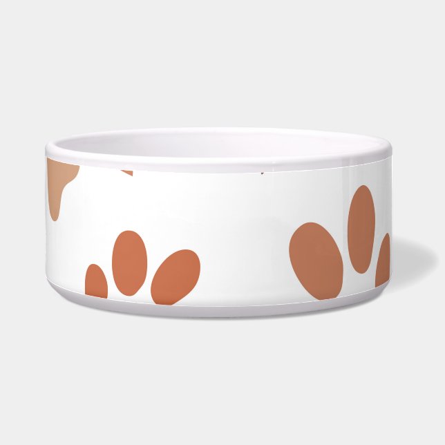 Large Paw Print Pet Bowl (Left)