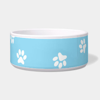 Large Paw Print Pet Bowl