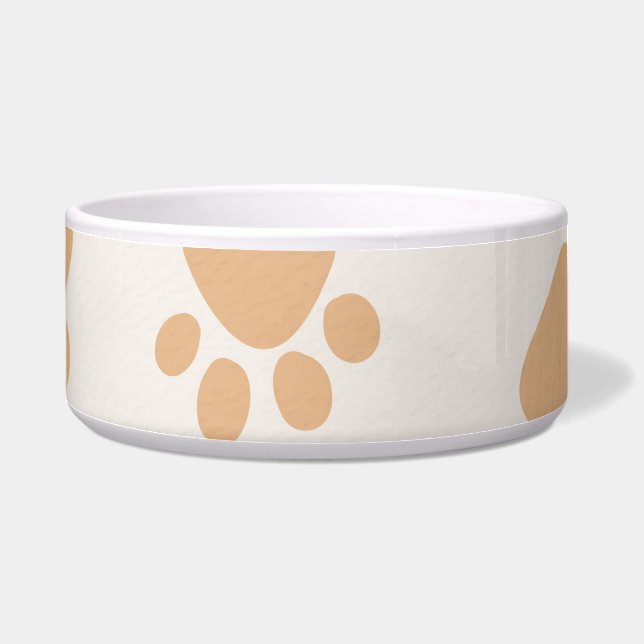 Large Paw Print Pet Bowl (Left)