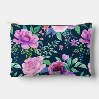 Large Peony Accessory Pouch