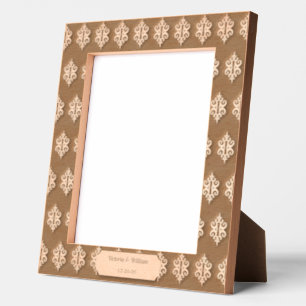 Large Personalised Antique Lace Picture Frame 