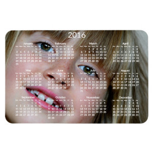 Large Personalised Calendars 2016 Flexible Magnet