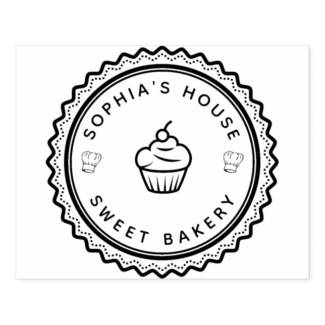 Large Personalised Homemade Logo Custom  Rubber St Stamp (Imprint)