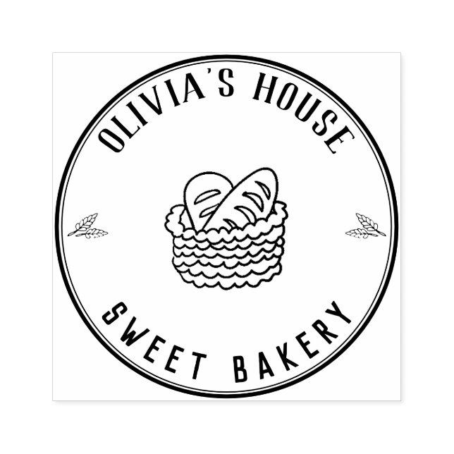 Large Personalised Homemade Logo Custom Rubber Sta Rubber Stamp (Imprint)