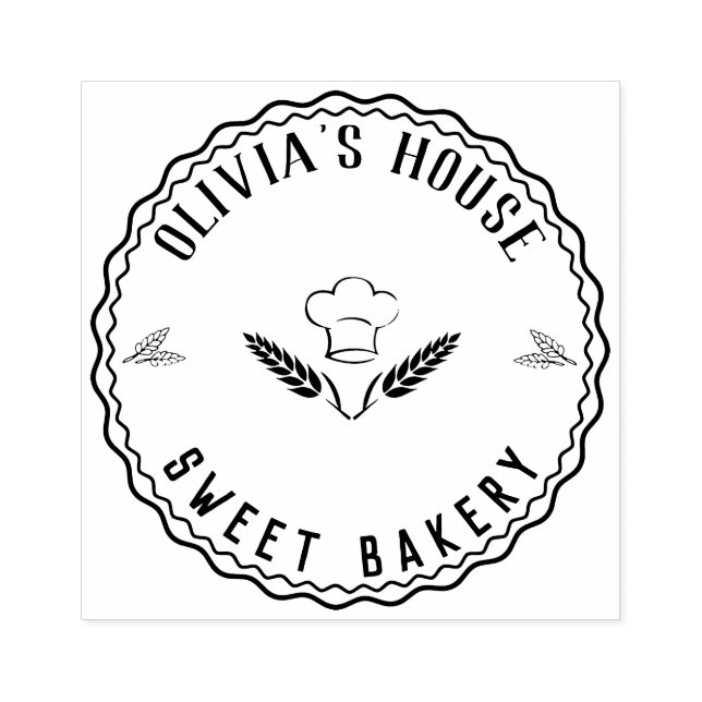 Large Personalised Homemade Logo Custom Rubber Sta Stamp (Imprint)