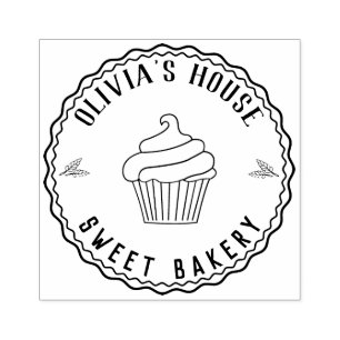 Large Personalised Homemade Logo Custom Rubber Sta Stamp