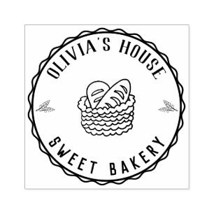 Large Personalised Homemade Logo Custom Rubber Sta Stamp