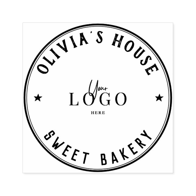 Large Personalized Homemade Logo Custom Rubber Stamp (Imprint)