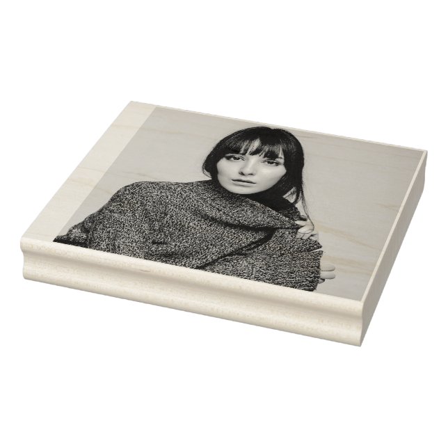 Large PHOTO rubberstamp custom BIG Rubber Stamp (Stamp)