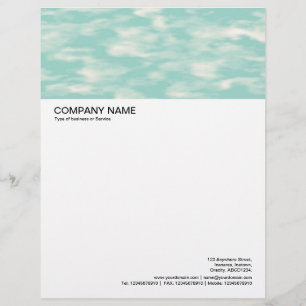 Large Picture Header - Sky Letterhead Template