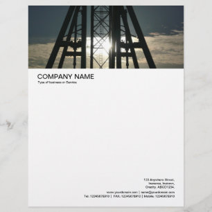 Large Picture Header - Steel Constuction Custom Letterhead