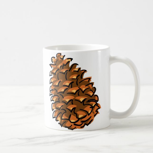 Large Pinecone Coffee Mug (Right)