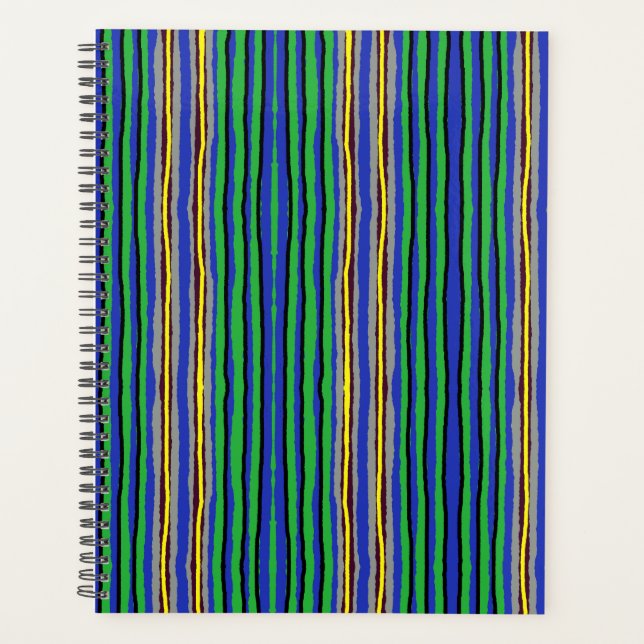 Large Planner Kente Stripes (Front)