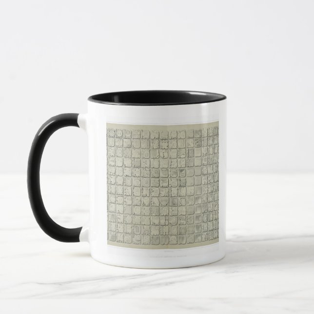 Large plaque with ideographic writing from the Tem Mug (Left)