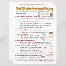 Large Print BMJA rules card – The goulash