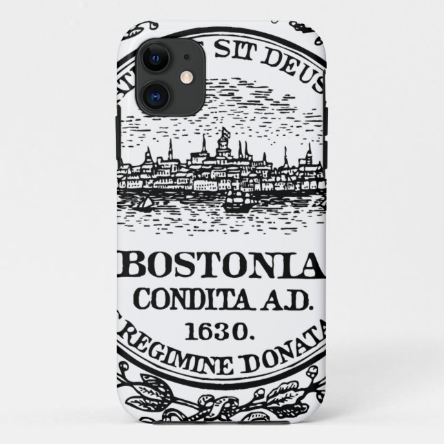 LARGE PRINT Boston Seal Case-Mate iPhone Case (Back)