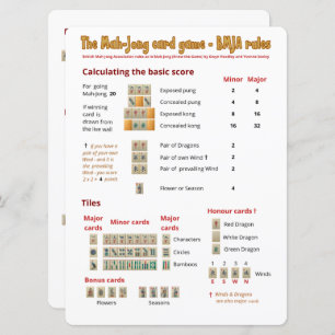 Large Print Card Game rules – Scoring