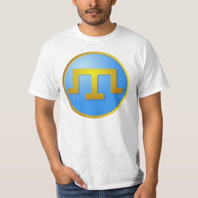 LARGE PRINT Crimean Tatars' Tamga T-Shirt (Front)