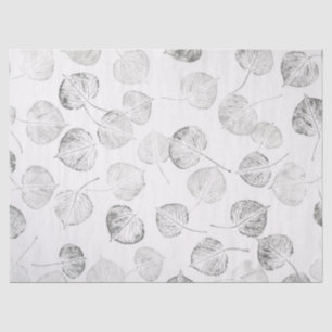 Large Print Trembling Aspen Leaf Pattern © S. Long Tissue Paper