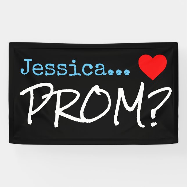 Large Promposal Personalised Prom Banner Sign (Horizontal)