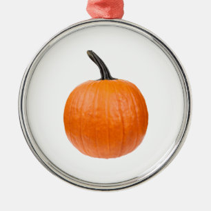 Large Pumpkin Metal Ornament