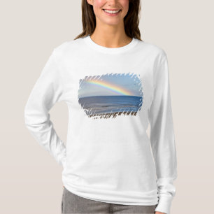 Large rainbow over the Pacific Ocean at T-Shirt