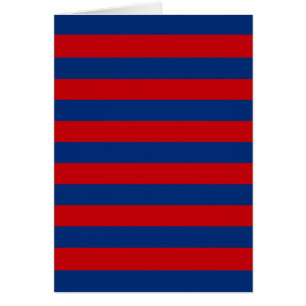 Large Red and Blue Horizontal Stripes
