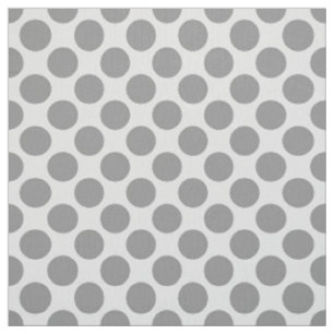 Large retro dots - shades of grey / grey fabric