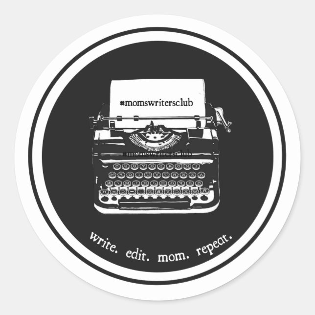 LARGE round sticker - set of 6 (Front)