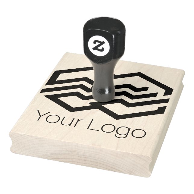 Large Rubber Stamp Custom Business Logo (Stamp)